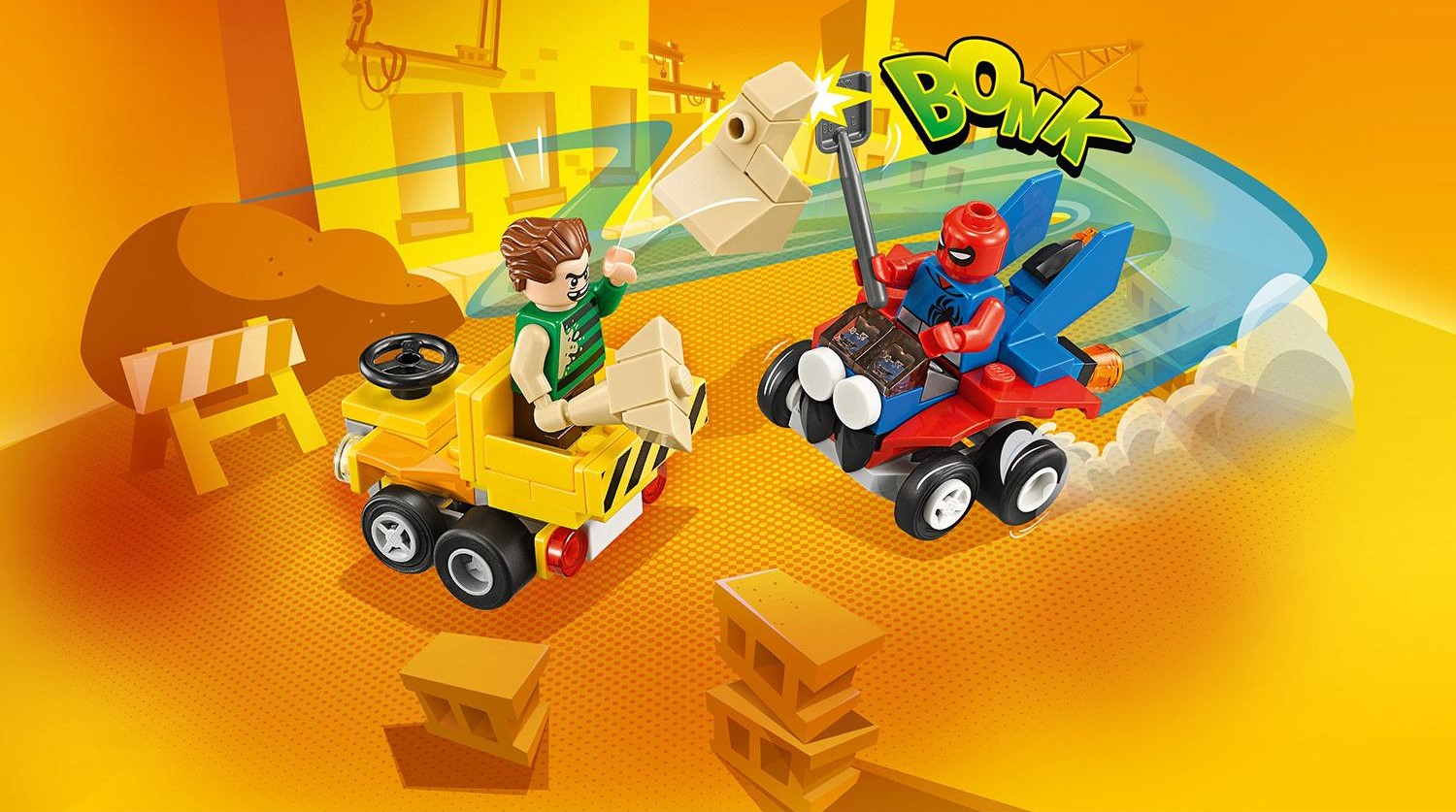 Конструктор Lego Super Heroes – Человек-паук против Песочного человека. Mighty Micros  